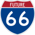 Interstate 66 marker