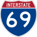 Interstate 69 marker
