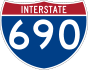 Interstate 690 marker