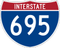Interstate 695 marker