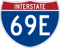 Interstate 69E marker