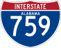 Interstate 759 marker
