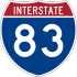 Interstate 83 marker