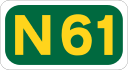 N61 road shield}}