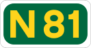 N81 road shield}}