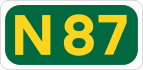 N87 road shield}}