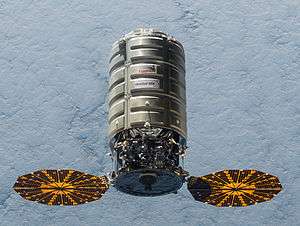 The Enhanced variant of Cygnus is seen approaching the ISS