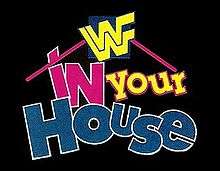 The "In Your House" logo from 1995–1997