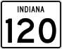 State Road 120 marker