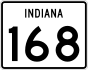 State Road 168 marker