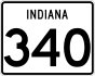 State Road 340 marker