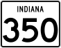 State Road 350 marker