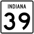 State Road 39 marker