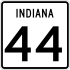 State Road 44 marker