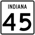 State Road 45 marker