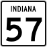 State Road 57 marker