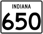 State Road 650 marker