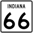State Road 66 marker