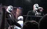 Composite colour photograph of the members of Insane Clown Posse performing live in 2007.