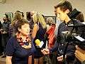 Interview of Belarusian Art critic Larisa Finkelshtein to Belsat TV 01.JPG