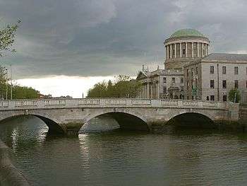 O'Donovan Rossa Bridge and the Four Courts