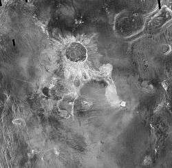 175-kilometer Isabella crater