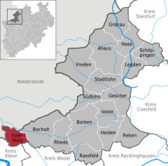 Isselburg in BOR.svg