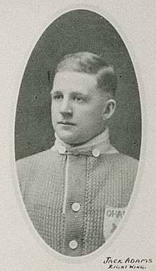 A young Jack Adams as a player for the Toronto Arenas
