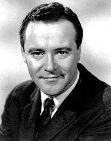 Black and white photo of Jack Lemmon in 1968.
