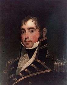 James Lawrence in his navy uniform