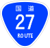 National Route 27 shield