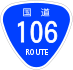 National Route 106 shield