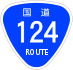 National Route 124 shield