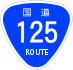 National Route 125 shield