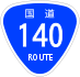 National Route 140 shield
