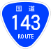 National Route 143 shield