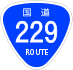 National Route 229 shield