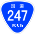 National Route 247 shield