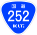 National Route 252 shield