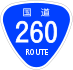 National Route 260 shield
