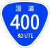 National Route 400 shield