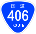 National Route 406 shield