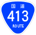 National Route 413 shield