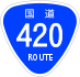 National Route 420 shield