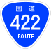 National Route 422 shield