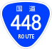 National Route 448 shield