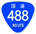 National Route 488 shield