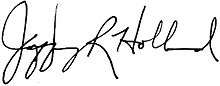 Signature of Jeffrey R. Holland