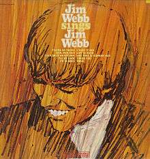 Album cover image of a painting of Jimmy Webb