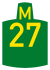 Metropolitan route M27 shield